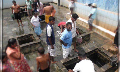 Hot water spring wells